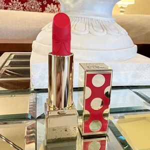 Estée Lauder Red Ribbon Lipstick with Gold Case